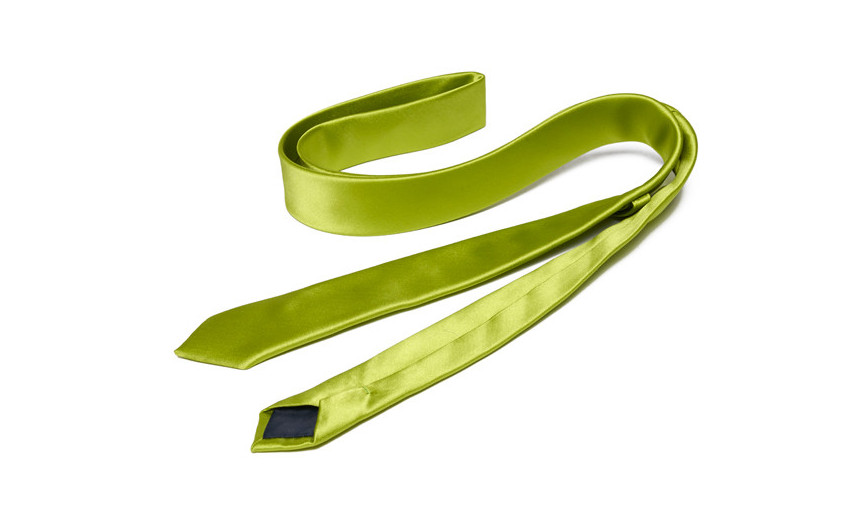 Cravate slim lime