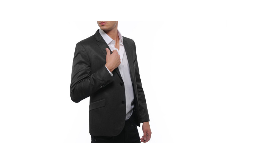 Veste Cintrée Grey Baxter