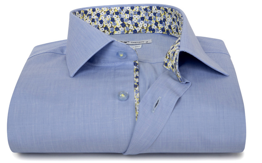 Chemise homme bleue...