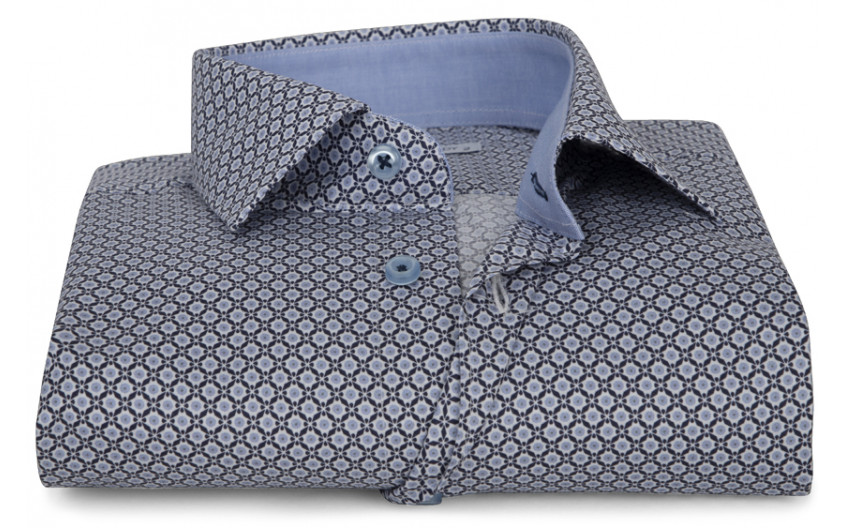 Chemise homme à motifs...
