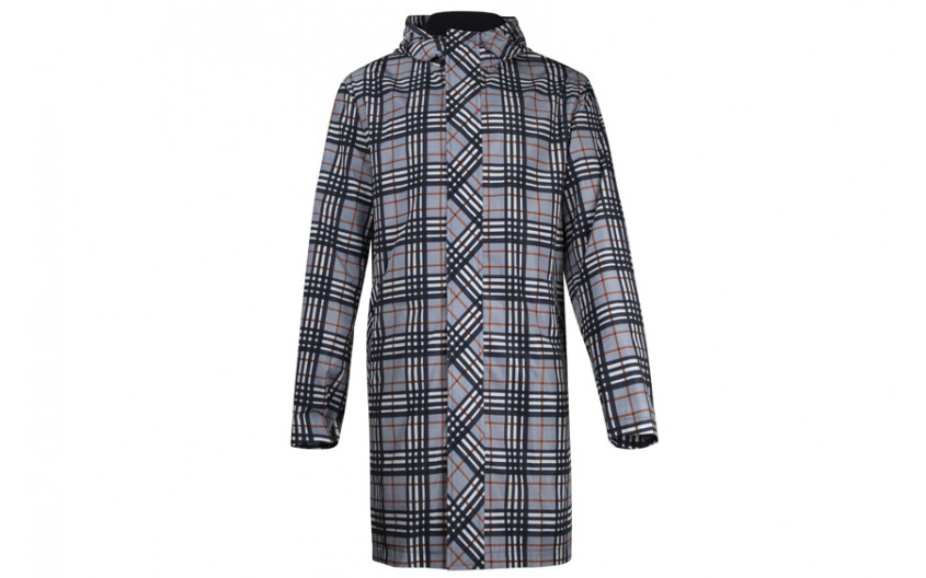 Parka tartan gris
