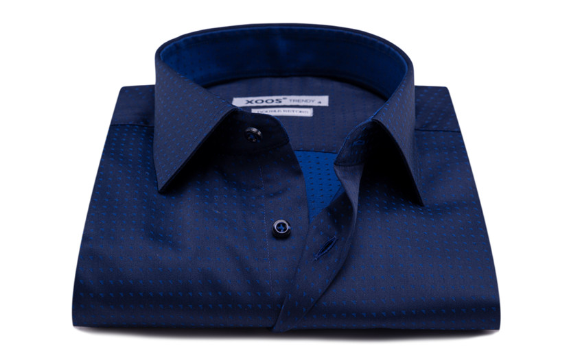Chemise NON CINTRÉE bleu...