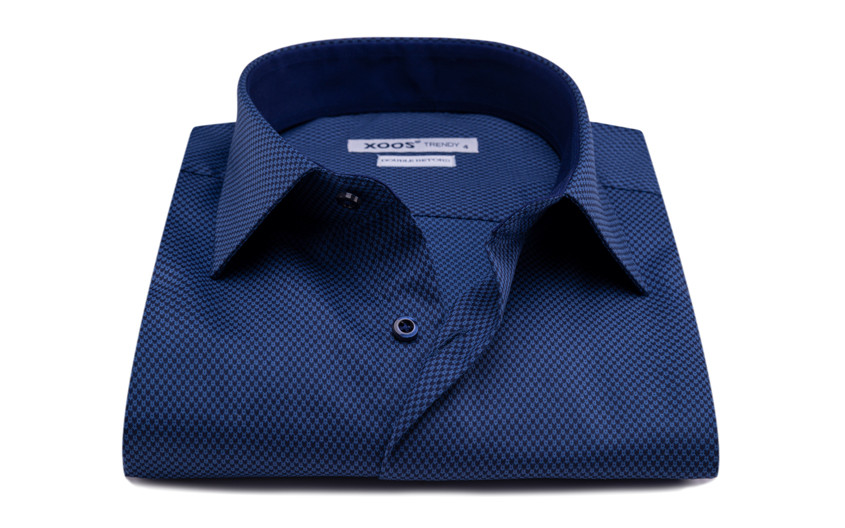Chemise NON CINTRÉE bleu...