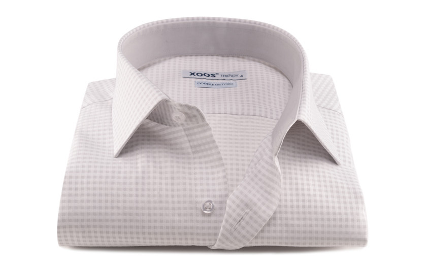 Chemise NON CINTRÉE gris...