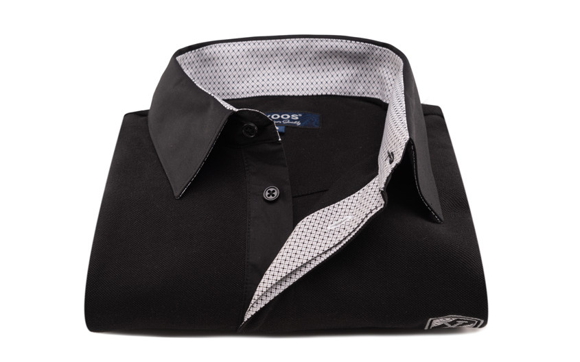 Polo manches courtes noir...