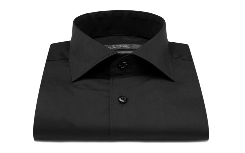 Chemise noire uni
