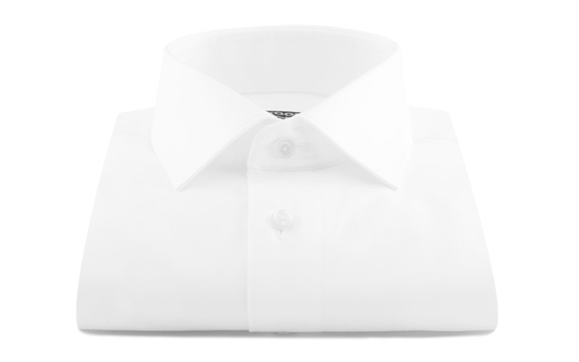 Chemise blanche coton satiné