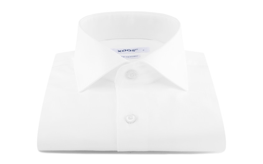 Chemise blanche col Italien...