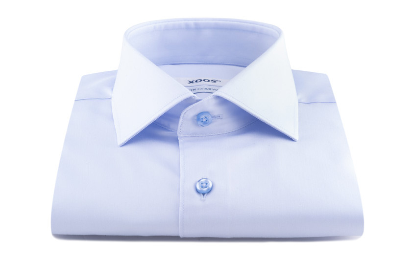 Chemise bleue (Double Retors)