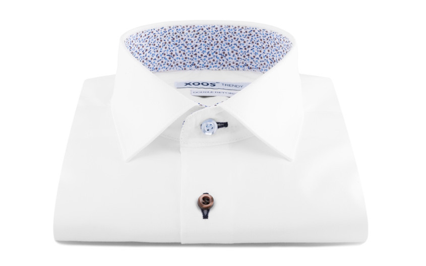Chemise blanche doublure à...