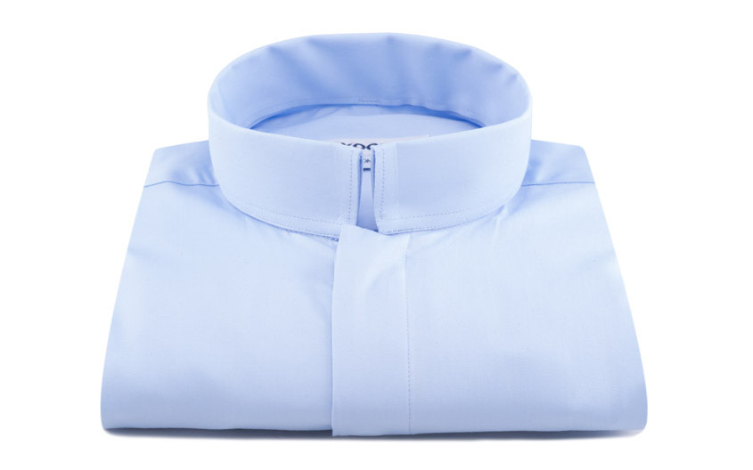 Chemise bleu ciel col...