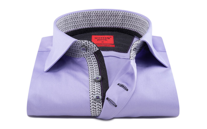 Chemise mauve doublure...