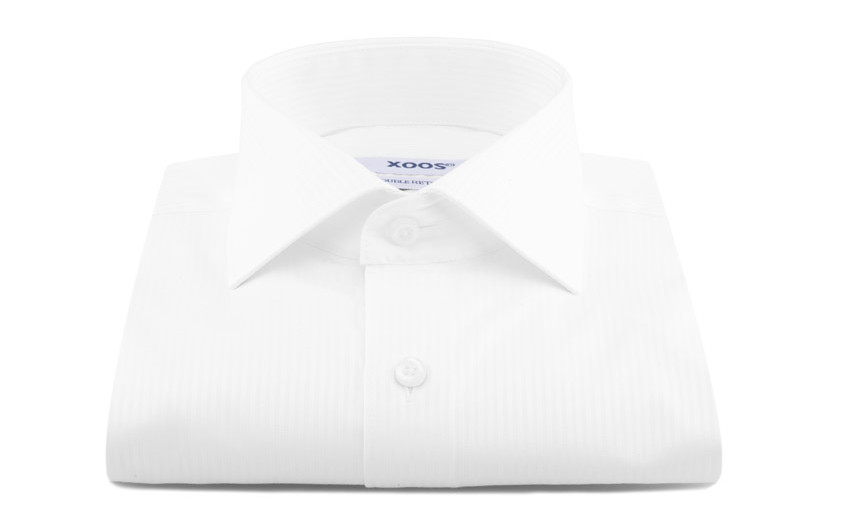 Chemise en chevron et à...