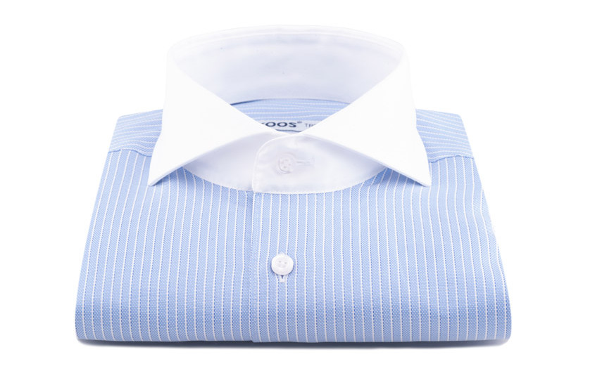 Chemise financière à rayures
