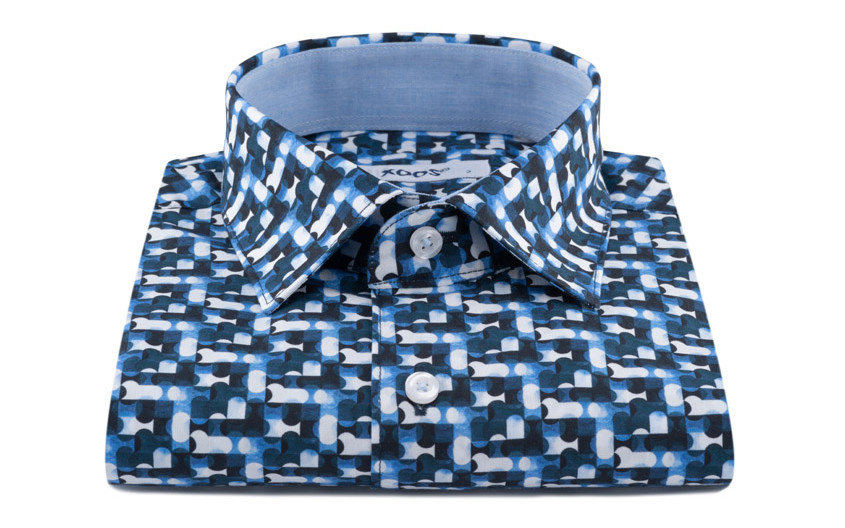 Chemise à motifs imprimés...