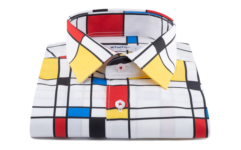 Chemise colored squares