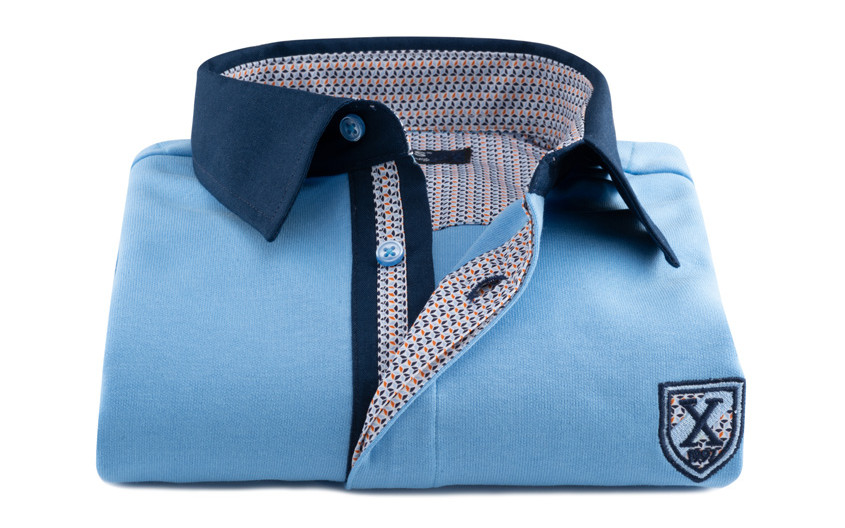 Polo manches longues ciel...