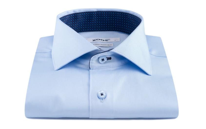 Chemise ciel doublure navy...