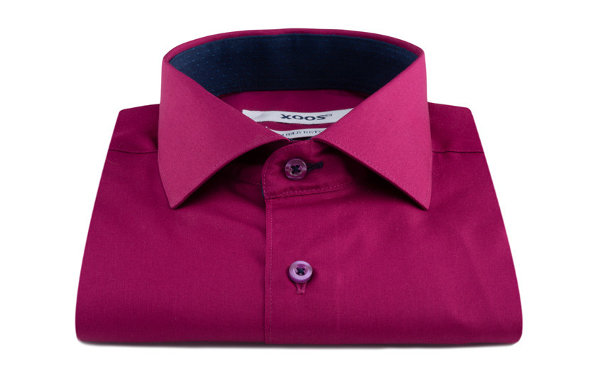 Chemise cassis doublure...