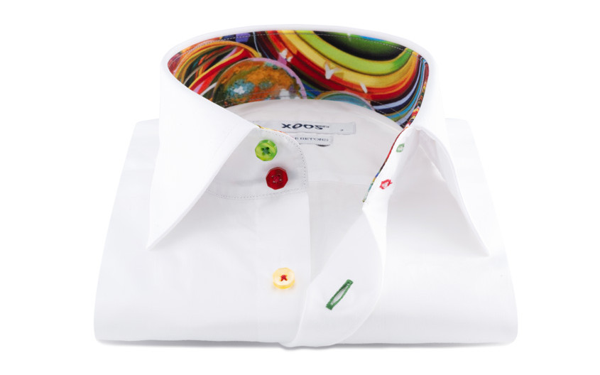Chemise blanche doublure et...