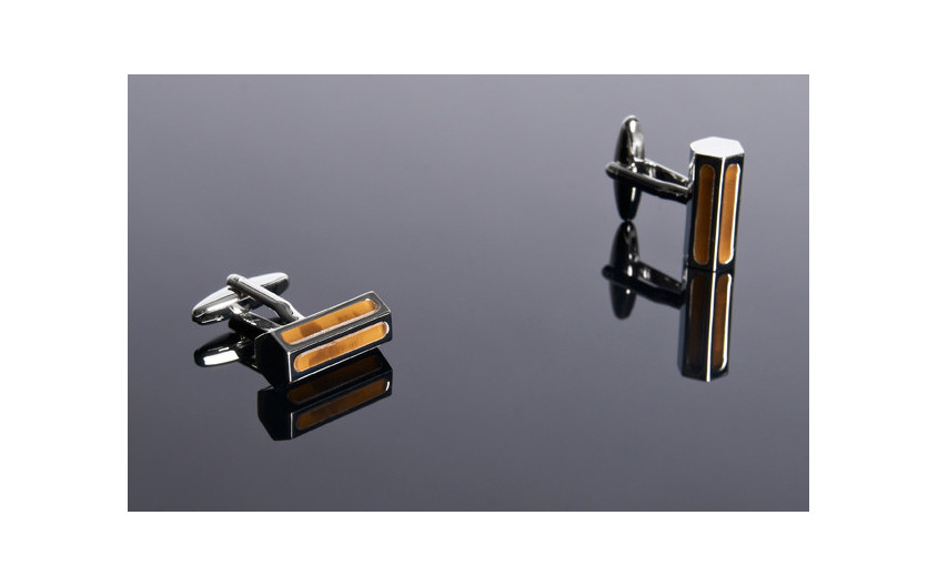 Boutons de manchette Amber...