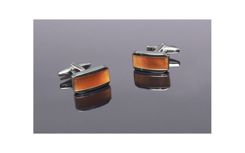 Boutons de manchette Ambre