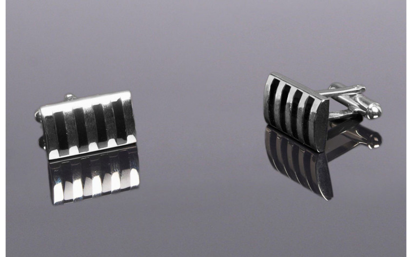 Boutons de manchette Black...