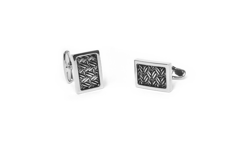 Boutons de manchette Silver...