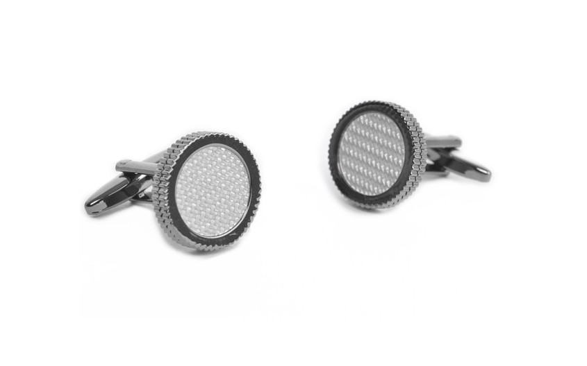 Boutons de manchette grey...