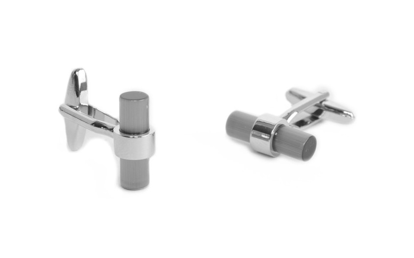 Boutons de manchette grey...