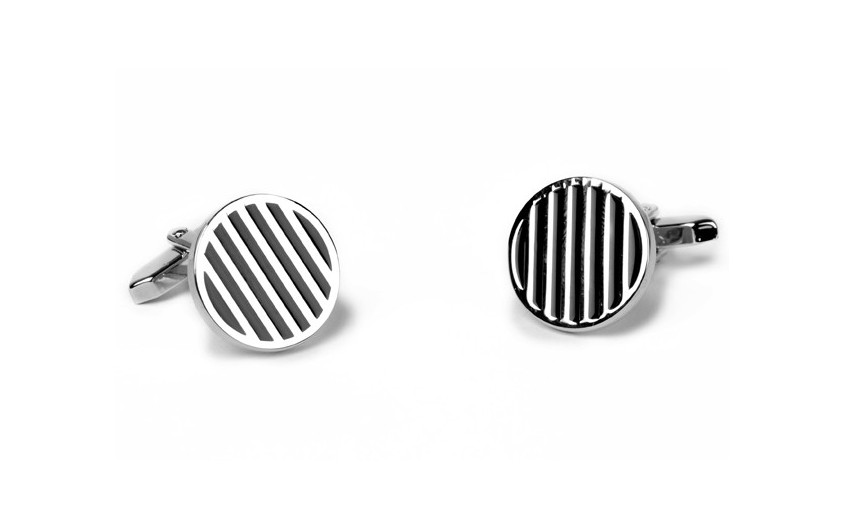 Boutons de manchette silver...