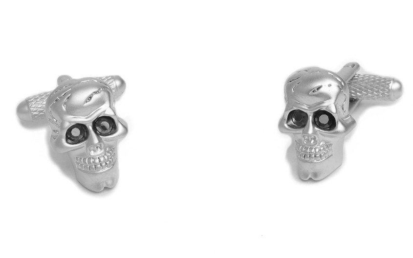 Boutons de manchette skull