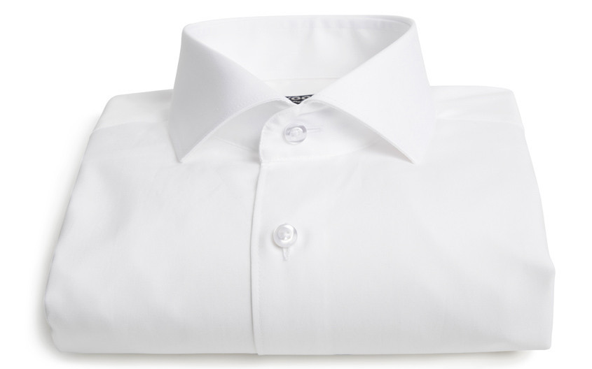 Chemise blanche col Italien...
