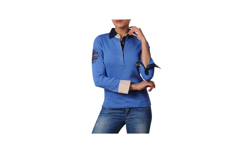 Polo femme 39 bleu doublure...