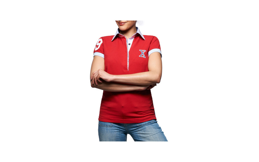 Polo femme manches courtes...