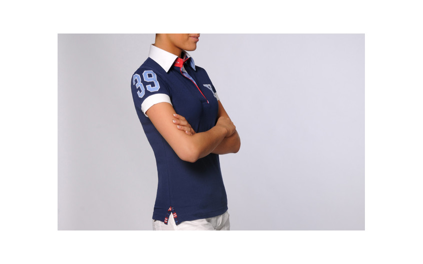 Polo Femme Marine Doublure...
