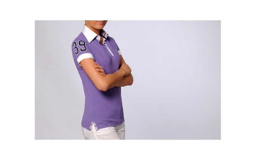 Polo Femme Violet Doublure...