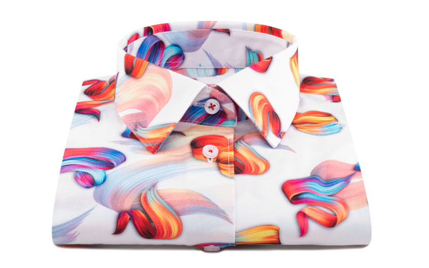 Chemisier femme rainbow flag