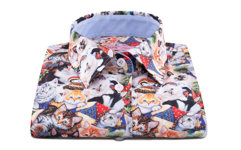 Chemisier femme kitty print