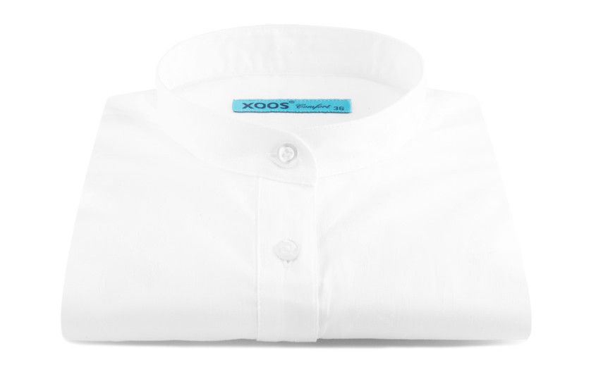 Chemisier femme blanc col...